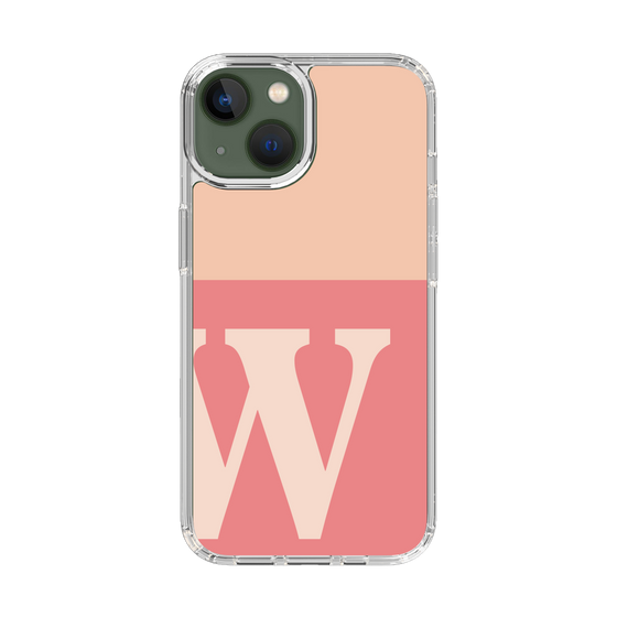 Slim Protection Case［ Original - initial two tone - W pink ］