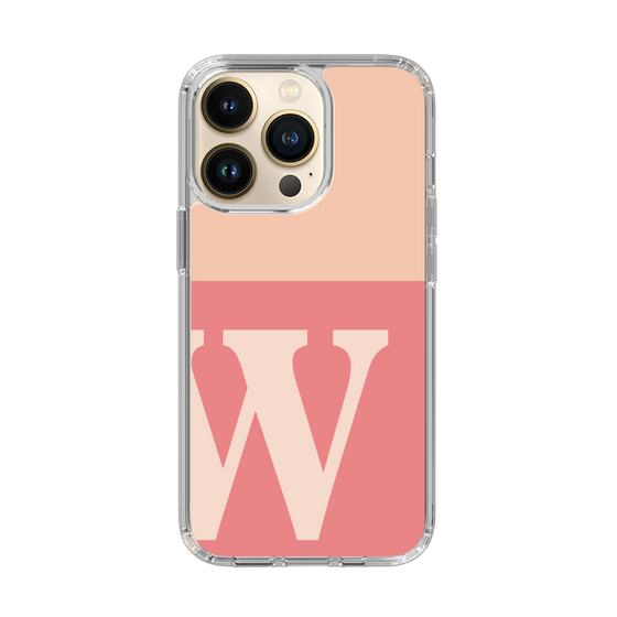 Slim Protection Case［ Original - initial two tone - W pink ］