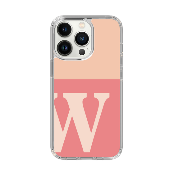 Slim Protection Case［ Original - initial two tone - W pink ］