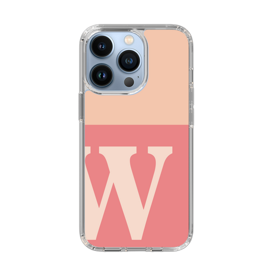 Slim Protection Case［ Original - initial two tone - W pink ］