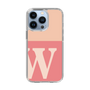 Slim Protection Case［ Original - initial two tone - W pink ］