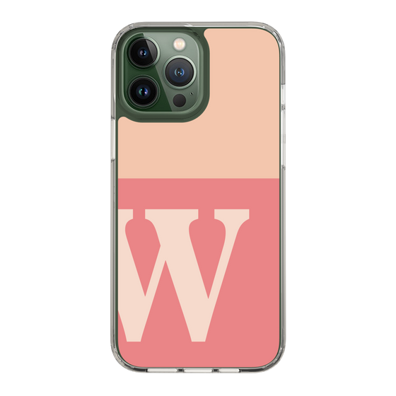 Slim Protection Case［ Original - initial two tone - W pink ］