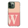 Slim Protection Case［ Original - initial two tone - W pink ］