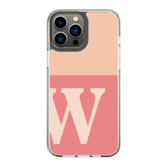 Slim Protection Case［ Original - initial two tone - W pink ］