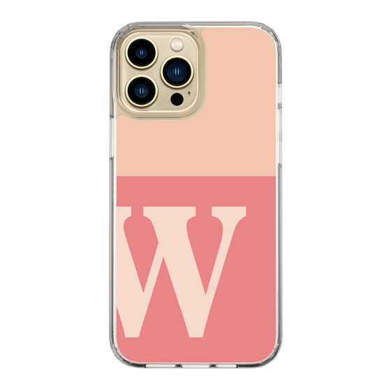 Slim Protection Case［ Original - initial two tone - W pink ］