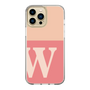 Slim Protection Case［ Original - initial two tone - W pink ］