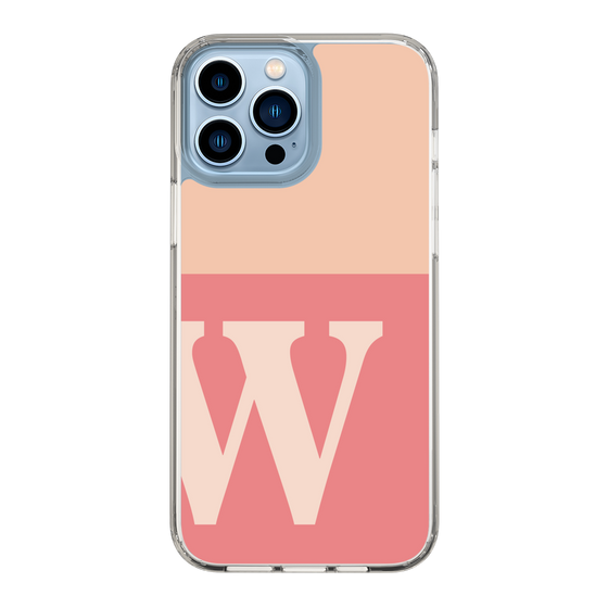 Slim Protection Case［ Original - initial two tone - W pink ］