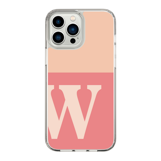 Slim Protection Case［ Original - initial two tone - W pink ］