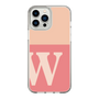 Slim Protection Case［ Original - initial two tone - W pink ］