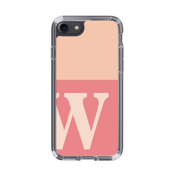 Slim Protection Case［ Original - initial two tone - W pink ］