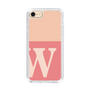 Slim Protection Case［ Original - initial two tone - W pink ］