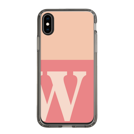 Slim Protection Case［ Original - initial two tone - W pink ］
