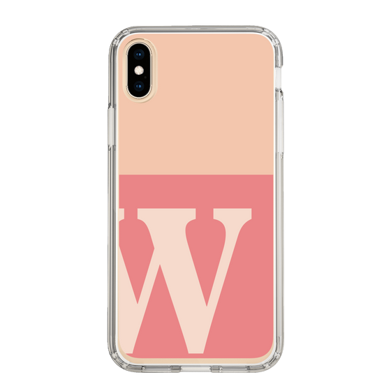 Slim Protection Case［ Original - initial two tone - W pink ］