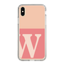 Slim Protection Case［ Original - initial two tone - W pink ］