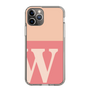 Slim Protection Case［ Original - initial two tone - W pink ］