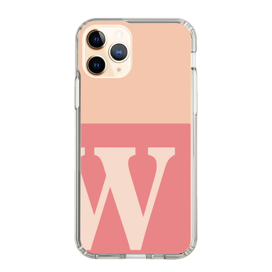 Slim Protection Case［ Original - initial two tone - W pink ］