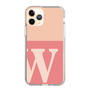 Slim Protection Case［ Original - initial two tone - W pink ］