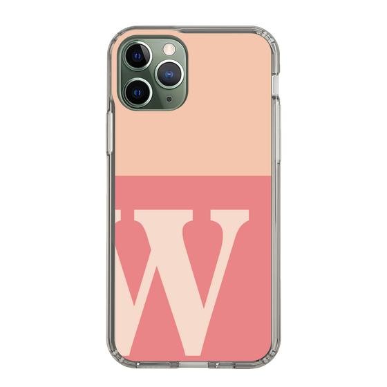 Slim Protection Case［ Original - initial two tone - W pink ］