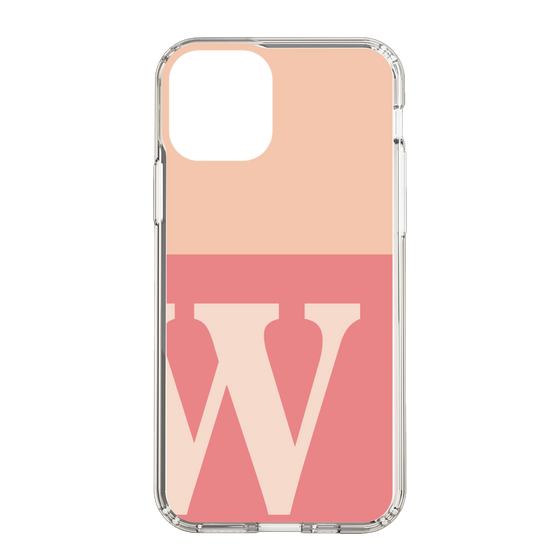 Slim Protection Case［ Original - initial two tone - W pink ］