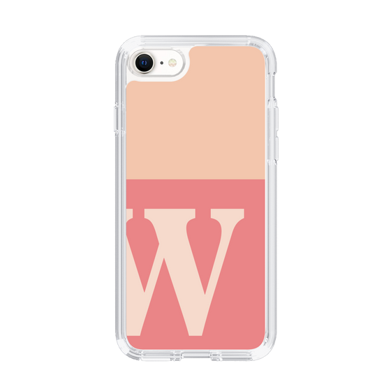 Slim Protection Case［ Original - initial two tone - W pink ］