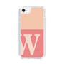 Slim Protection Case［ Original - initial two tone - W pink ］