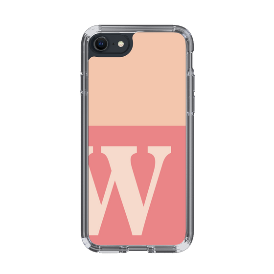 Slim Protection Case［ Original - initial two tone - W pink ］