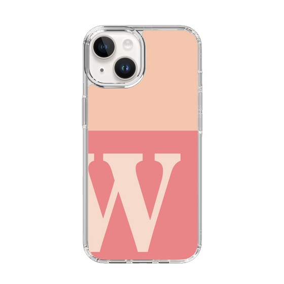 Slim Protection Case［ Original - initial two tone - W pink ］