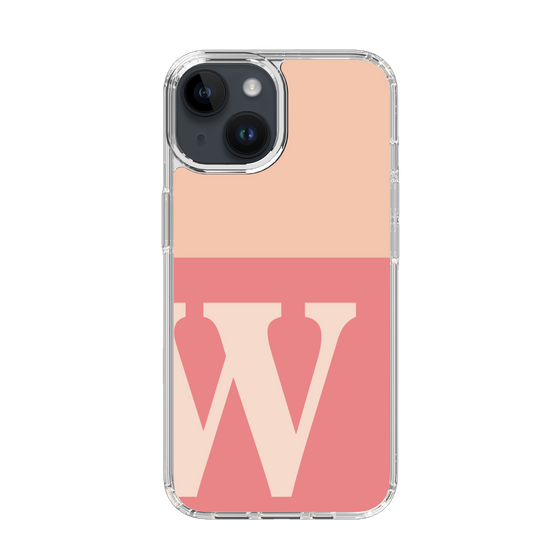 Slim Protection Case［ Original - initial two tone - W pink ］