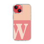 Slim Protection Case［ Original - initial two tone - W pink ］