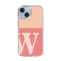Slim Protection Case［ Original - initial two tone - W pink ］