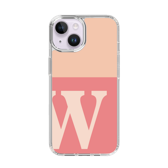 Slim Protection Case［ Original - initial two tone - W pink ］