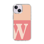 Slim Protection Case［ Original - initial two tone - W pink ］