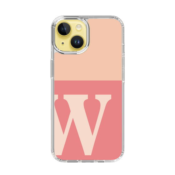 Slim Protection Case［ Original - initial two tone - W pink ］
