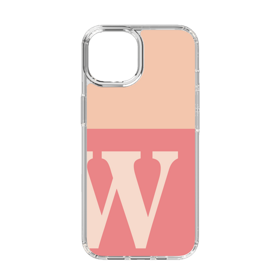 Slim Protection Case［ Original - initial two tone - W pink ］