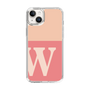 Slim Protection Case［ Original - initial two tone - W pink ］