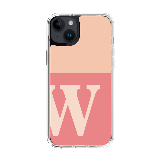 Slim Protection Case［ Original - initial two tone - W pink ］