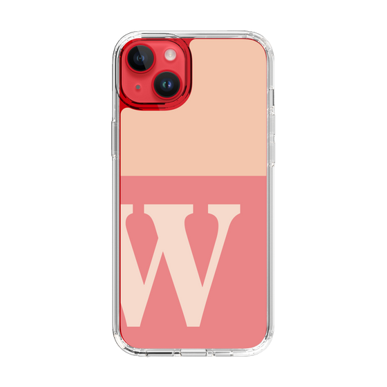 Slim Protection Case［ Original - initial two tone - W pink ］