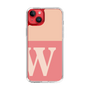 Slim Protection Case［ Original - initial two tone - W pink ］