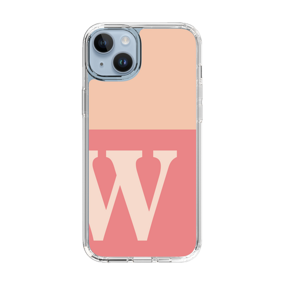 Slim Protection Case［ Original - initial two tone - W pink ］
