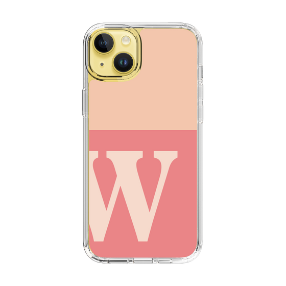 Slim Protection Case［ Original - initial two tone - W pink ］