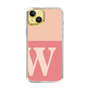 Slim Protection Case［ Original - initial two tone - W pink ］