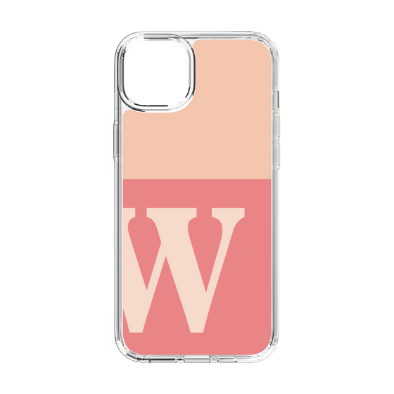 Slim Protection Case［ Original - initial two tone - W pink ］