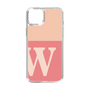 Slim Protection Case［ Original - initial two tone - W pink ］