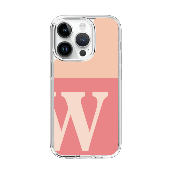 Slim Protection Case［ Original - initial two tone - W pink ］