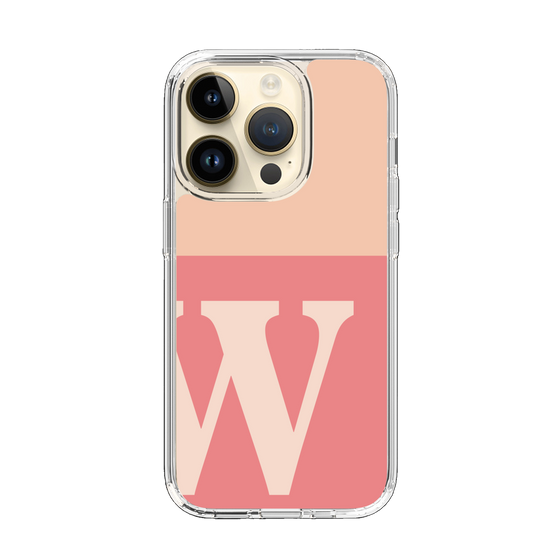 Slim Protection Case［ Original - initial two tone - W pink ］