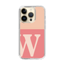Slim Protection Case［ Original - initial two tone - W pink ］