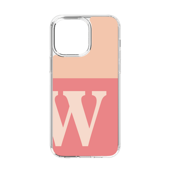 Slim Protection Case［ Original - initial two tone - W pink ］