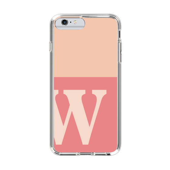 Slim Protection Case［ Original - initial two tone - W pink ］