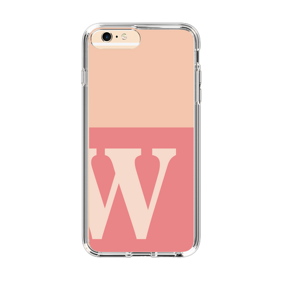 Slim Protection Case［ Original - initial two tone - W pink ］