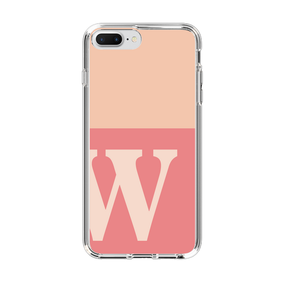 Slim Protection Case［ Original - initial two tone - W pink ］
